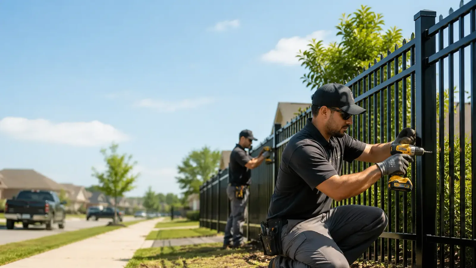 Metal Fence Installation in Fairview, MO